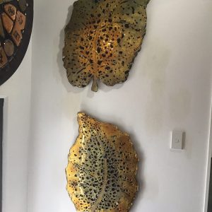 Slumped Copper Leaf