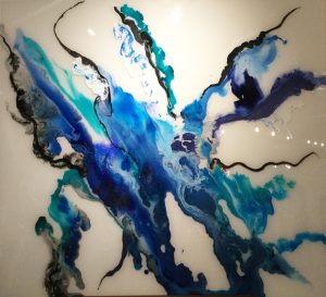 Abstract Blue