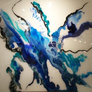 Abstract Blue
