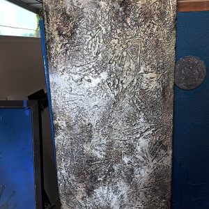 Palm leaf panel